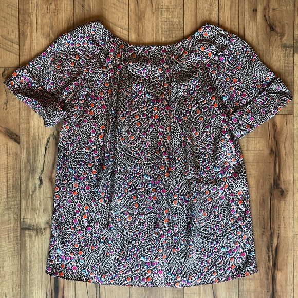 Lilly Pulitzer Short Sleeve Silk Blouse - Picture 8 of 8